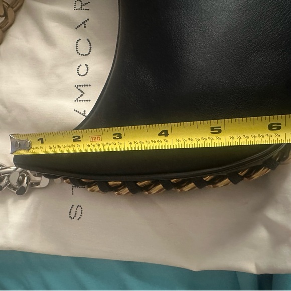 INC Stella McCartney Frayme hobo zip bag. - Picture 8 of 11